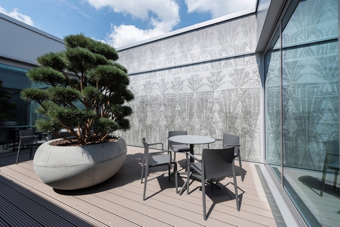 Wallpaper as architectonic solution